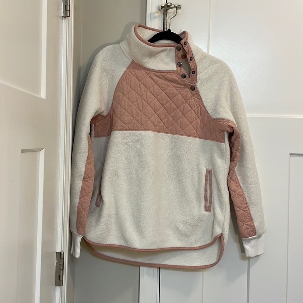 Abercrombie & Fitch | Asymmetrical Snap-Up Fleece